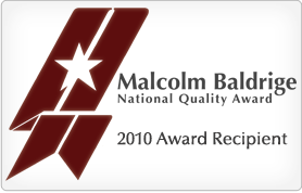 Malcolm Baldrige National Quality Award - 2010 Recipient