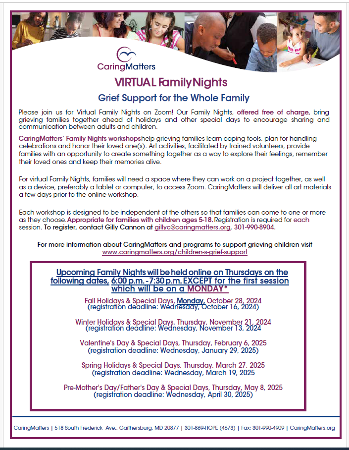 Virtual Family Night ENGLISH