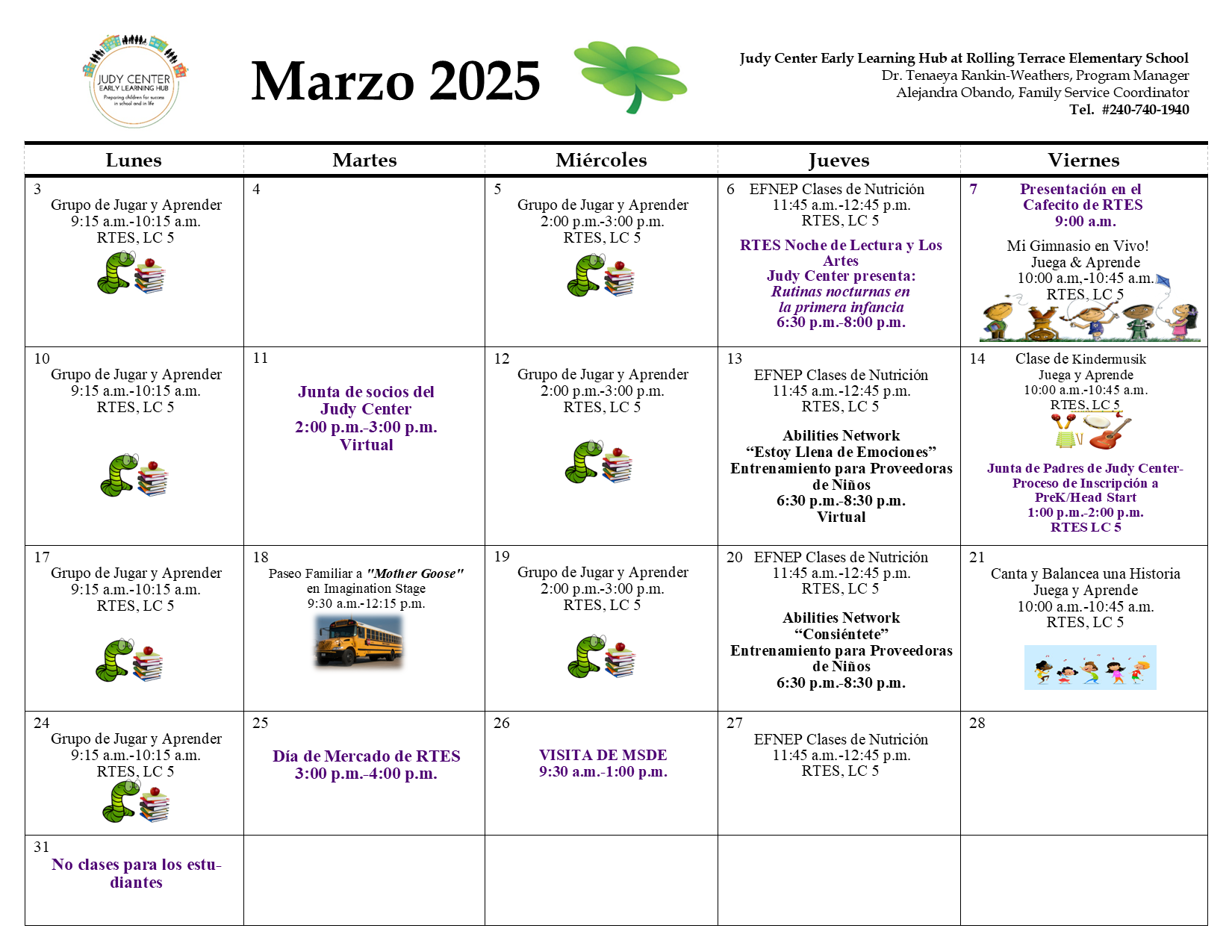 Marzo de 2025 Calendario