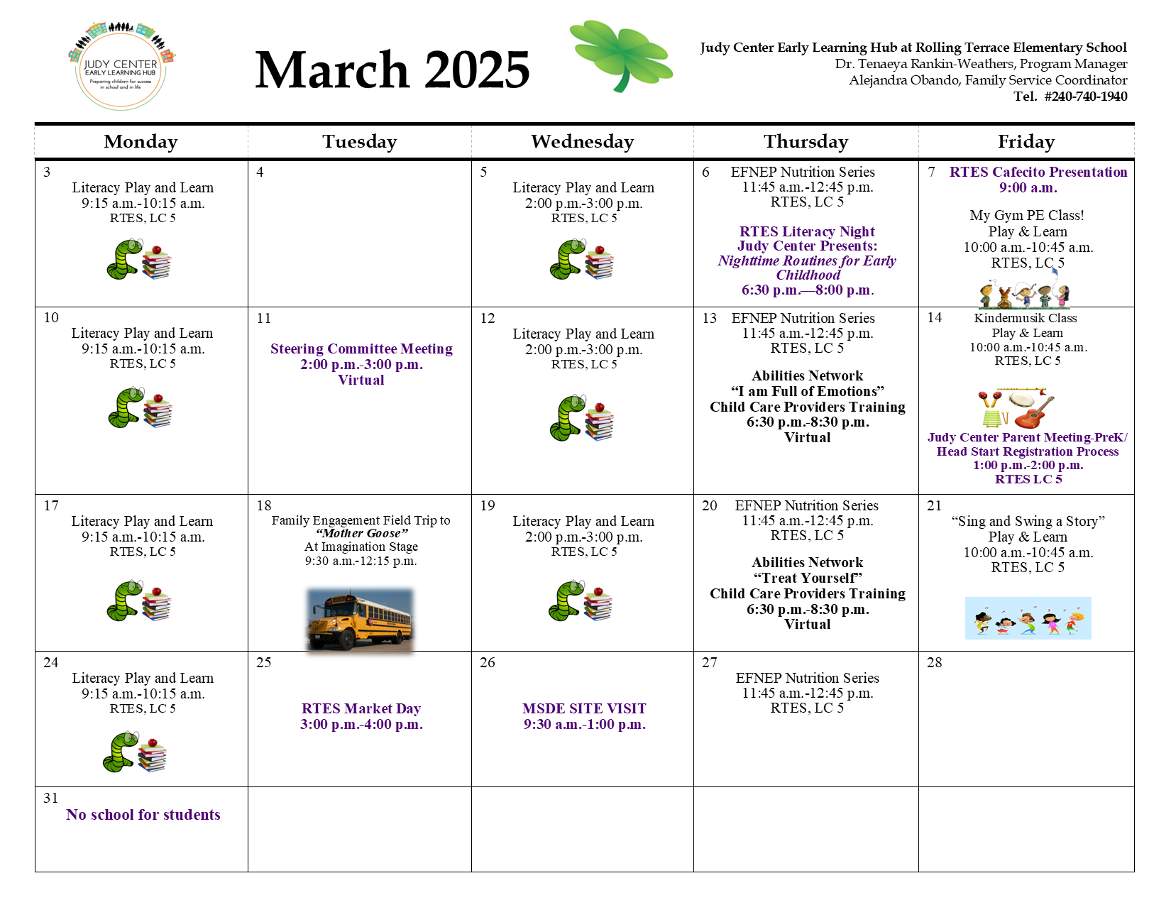 March 2025 Calendar 