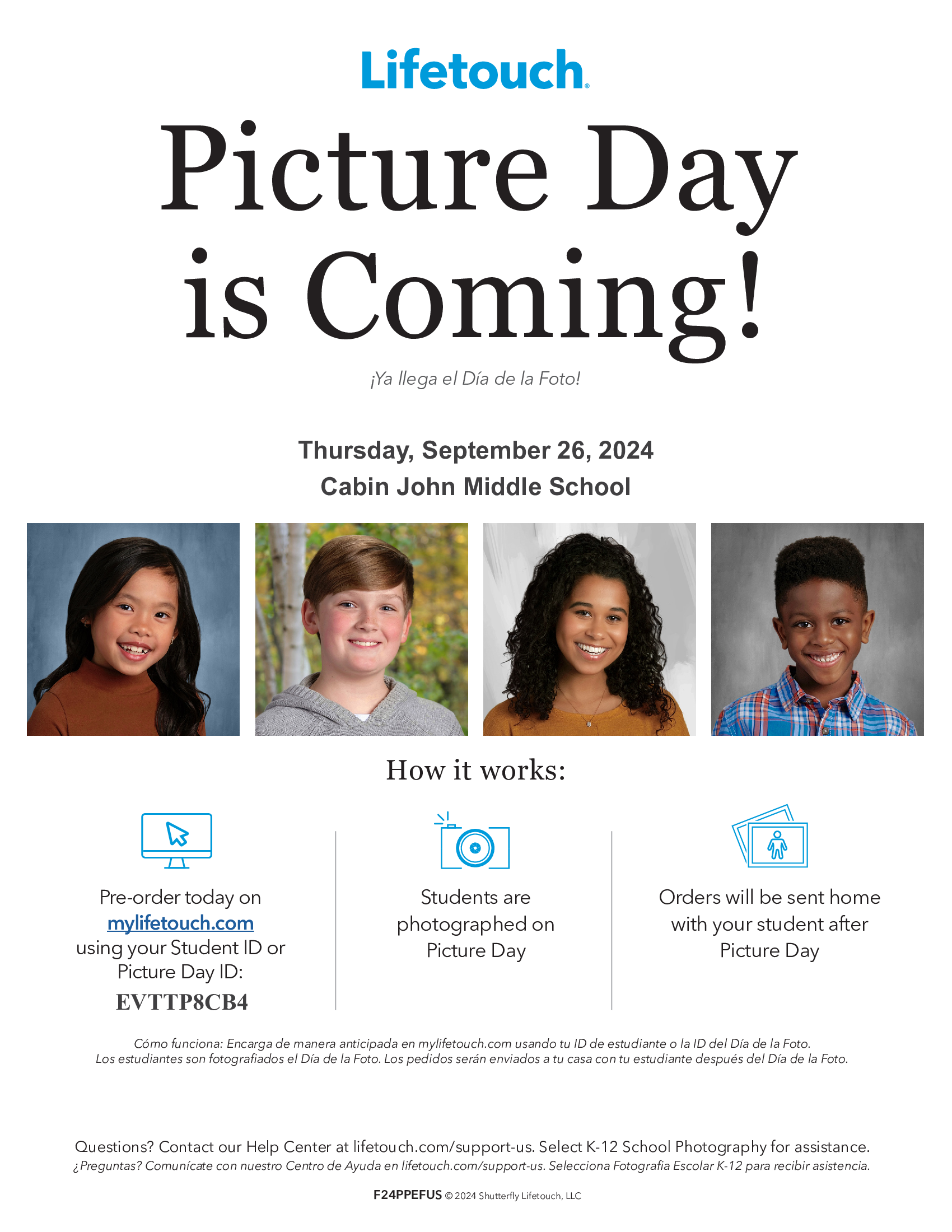 Picture Day Sept 26, 2024