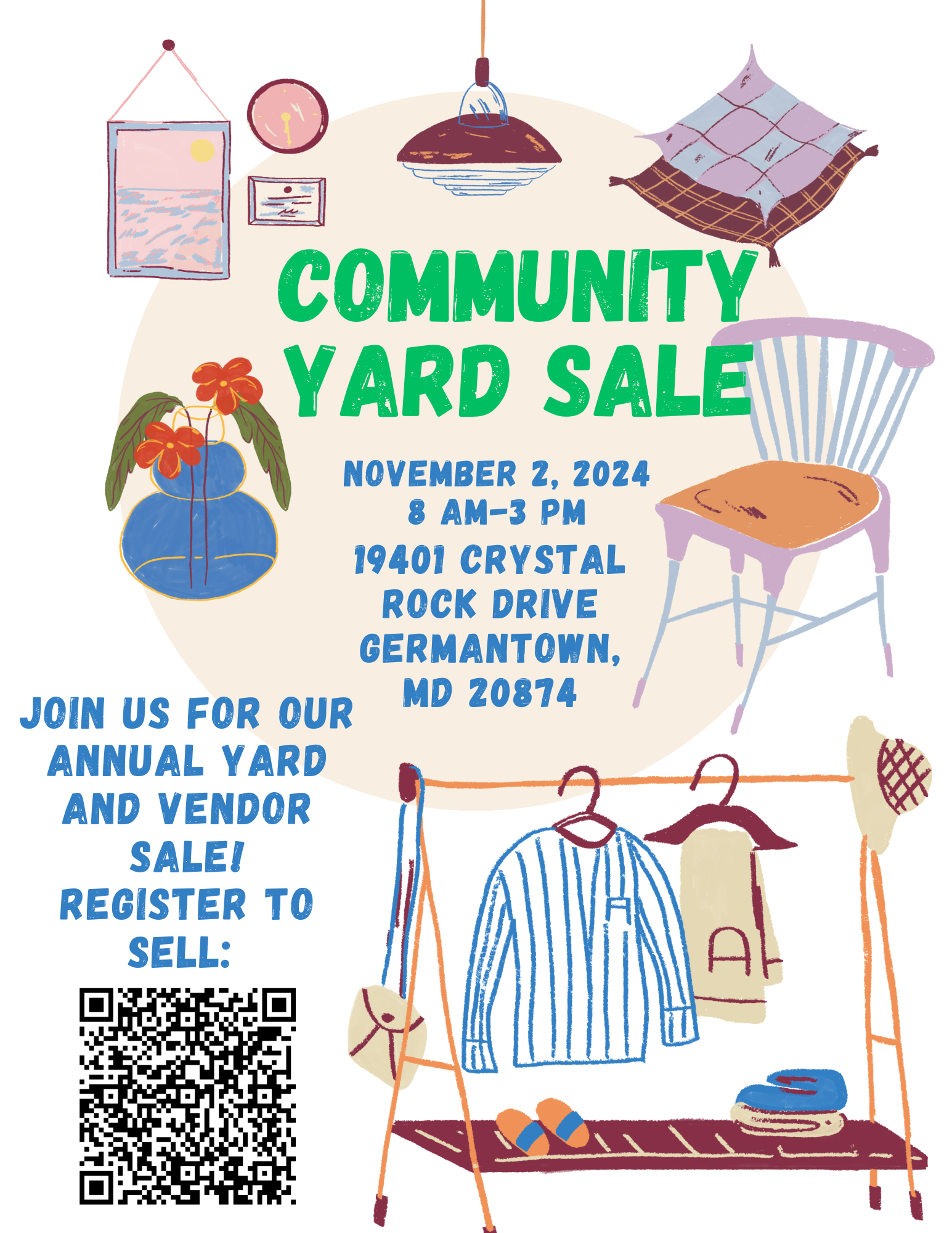 11-02-24 SVHS Boosters Yard Sale Flyer