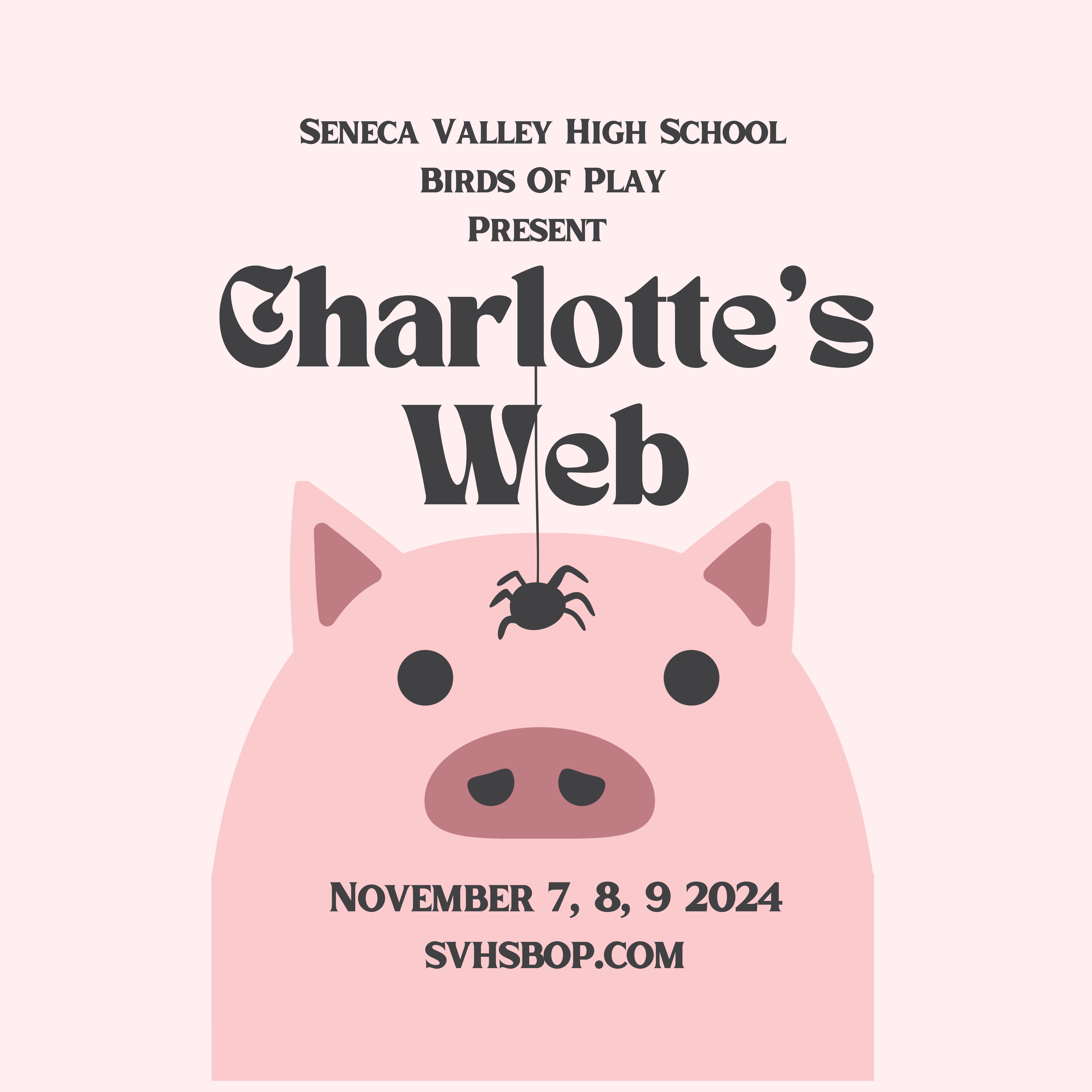 24-25 Fall Play Charlotte's Web Flyer