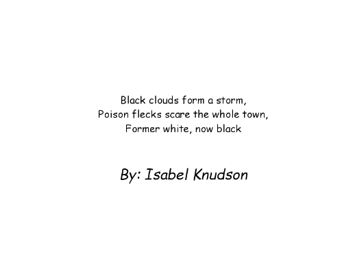 Isabel haiku.pxi