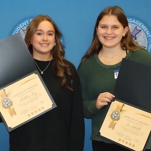 A photo of BOLT Fellows Tori Schultz and Addison Tievy