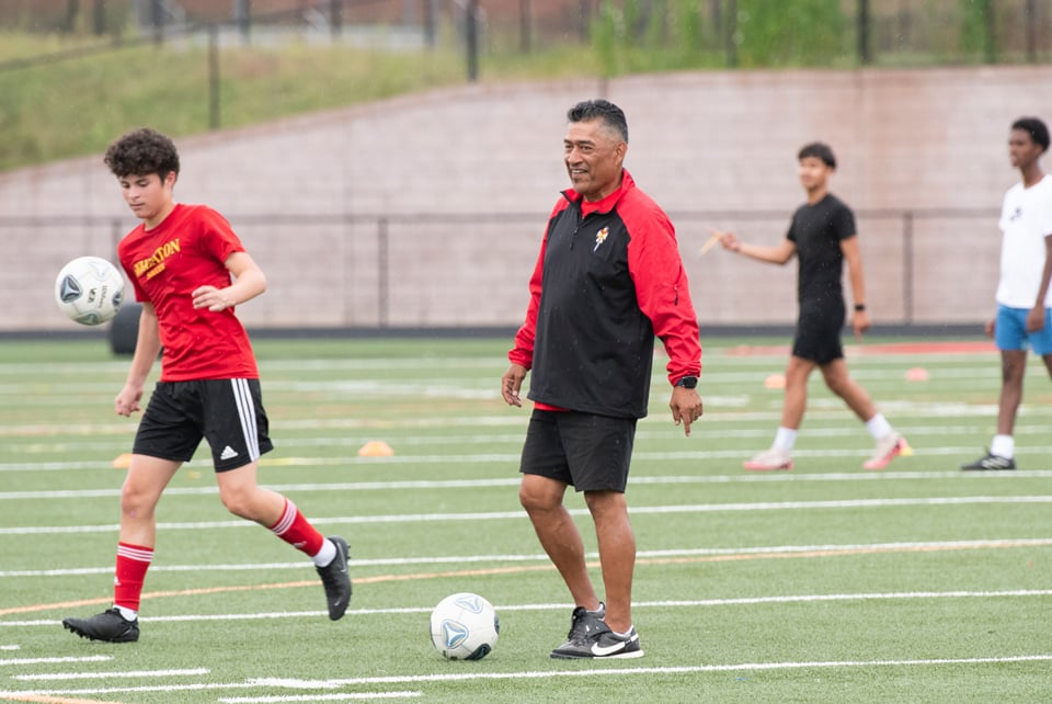 Oscar Amaguana, Wheaton High School boys’ varsity soccer coach