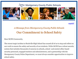 Commitment to School Safety