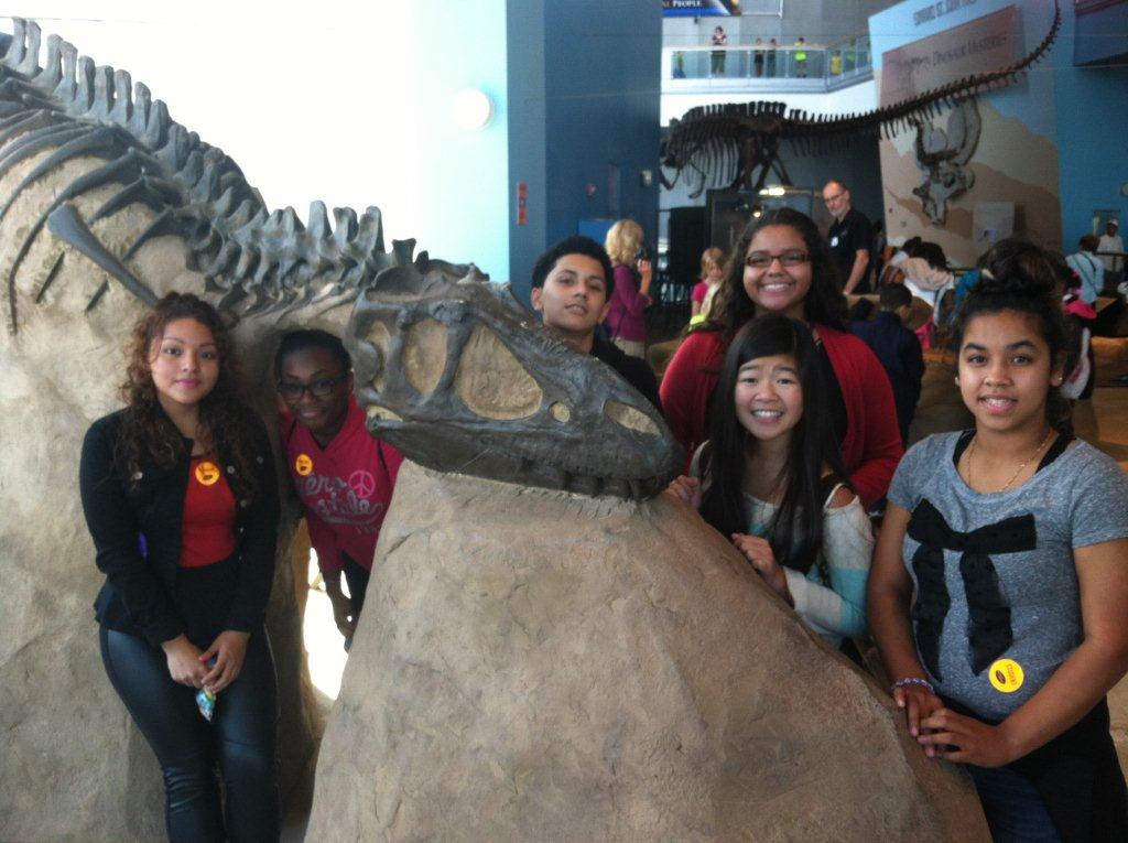 Students at the MD Science Center